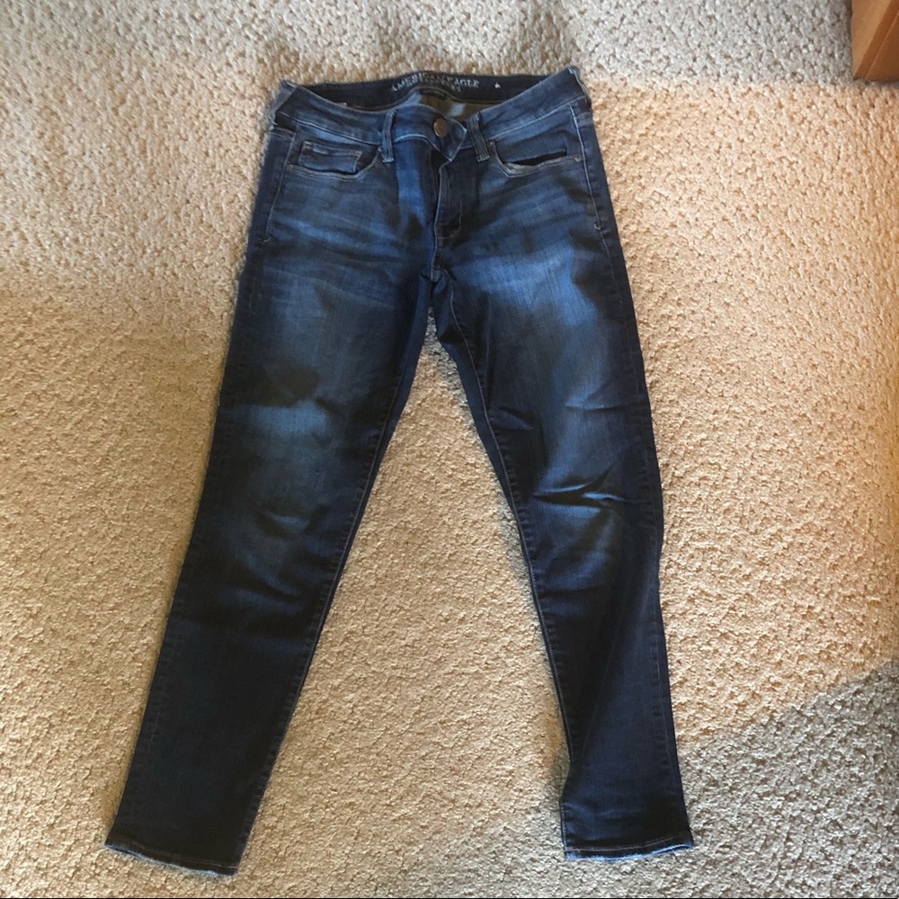 AE women’s super stretch skinny jeans